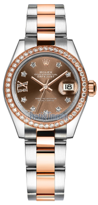 279381RBR Chocolate 17 Diamond Oyster