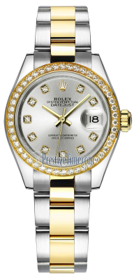 279383RBR Silver Diamond Oyster