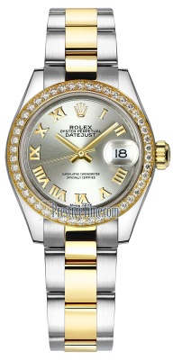 279383RBR Silver Roman Oyster