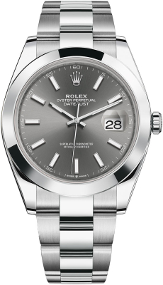 126300 Dark Rhodium Index Oyster