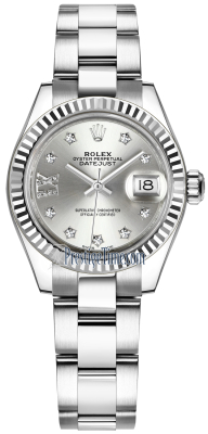 279174 Silver 17 Diamond Oyster