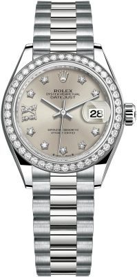 279139rbr Silver 17 Diamond President