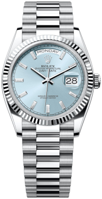 128236 Ice Blue Baguette