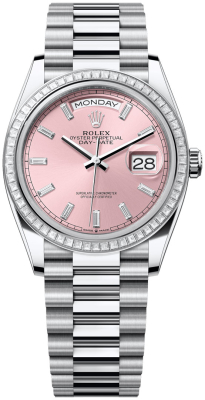 128396TBR Pink Baguette