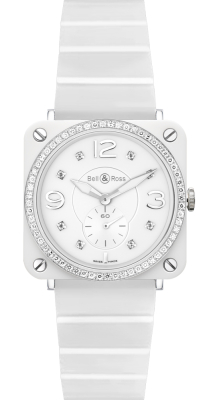 BRS White Ceramic Phantom Diamond Bracelet