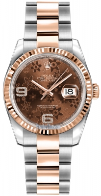 116231 Chocolate Floral Oyster