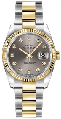 116233 Steel Diamond Oyster