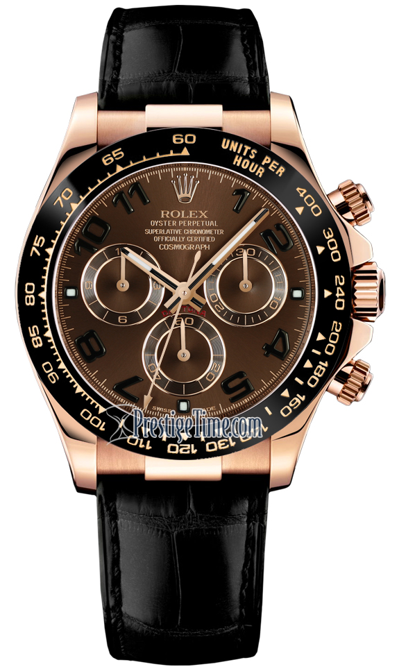 116515LN Chocolate Rolex Cosmograph 