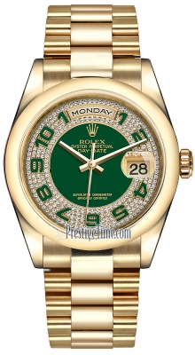 118208 Green Pave Diamond Arabic President