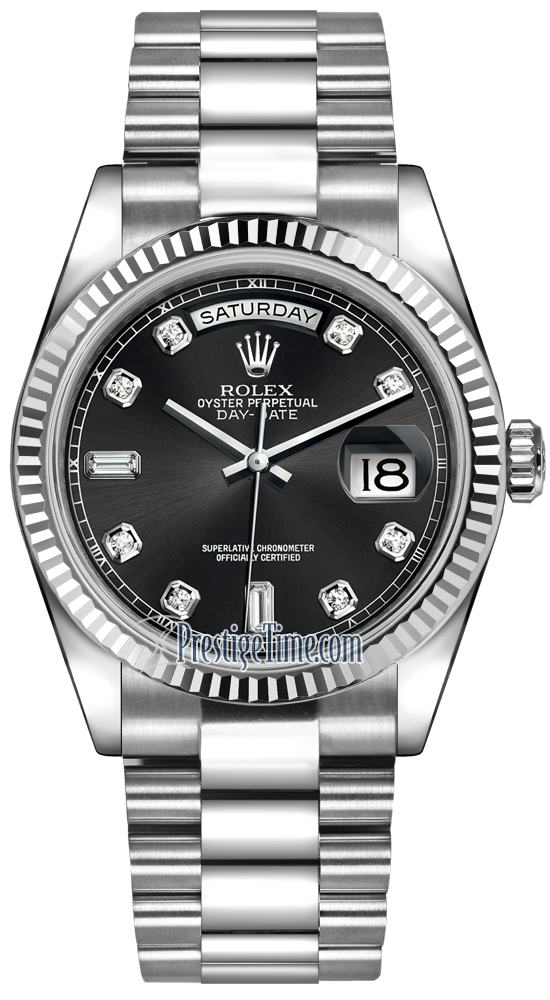 rolex day date president white gold
