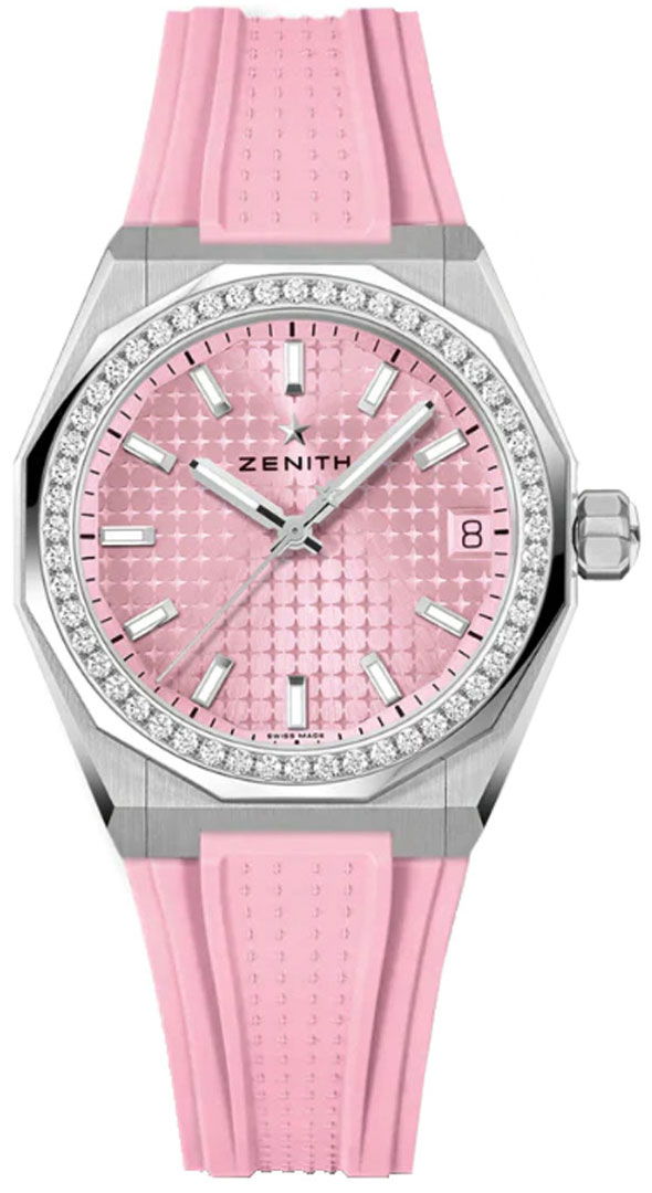 Zenith Defy Skyline 36 Automatic Pink Dial Ladies Watch 03.9400.670/18.I001  - Watches, Defy Skyline - Jomashop