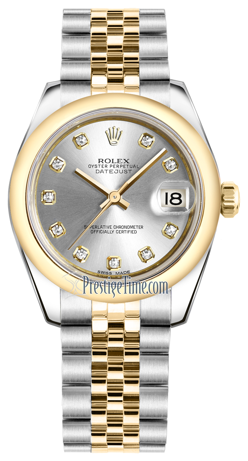 ぽんず　House on the hill Rolex Datejust Custom Diamond Bezel 178243 | WatchGuyNYC