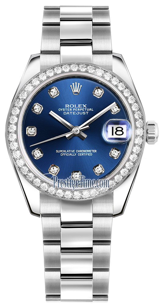 Diamond Dial Rolex Datejust 178384 178384 Blue Diamond Oyster