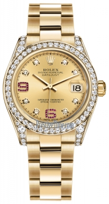 178158 Champagne 8 Diamond 32 Ruby Oyster