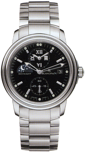 2160-1130-71 Blancpain Leman Double Time Zone Mens Watch