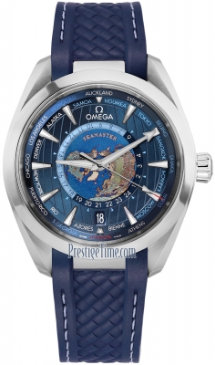 Omega Aqua Terra 150M GMT Worldtimer Co-Axial Master Chronometer 43mm 220.12.43.22.03.001