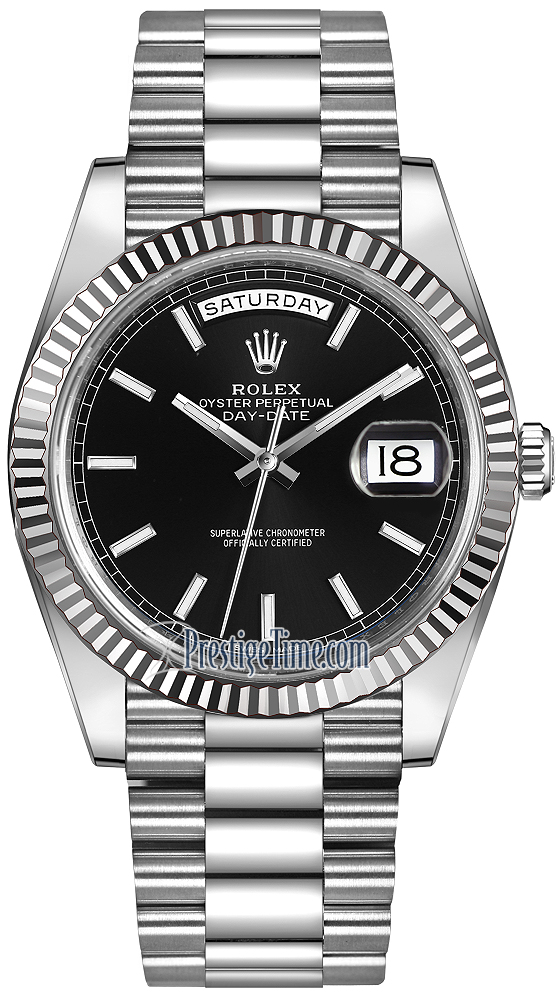 rolex day date stainless