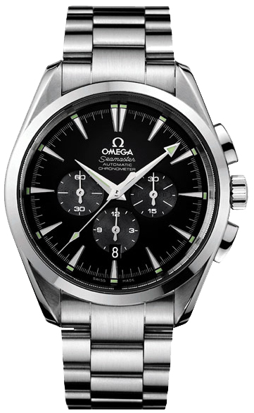 2512.50 Omega Aqua Terra Big Size Chronograph Mens Watch