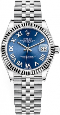 Rolex Datejust 31mm Stainless Steel 278274 Blue Roman Jubilee