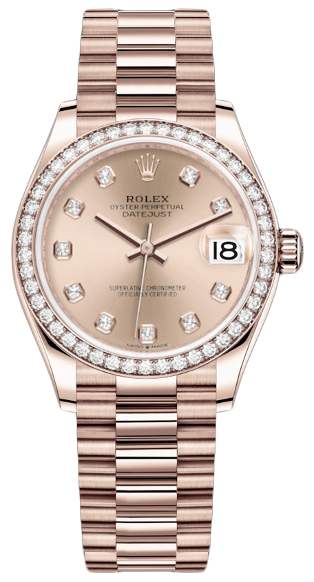 rolex datejust 31 diamond bezel