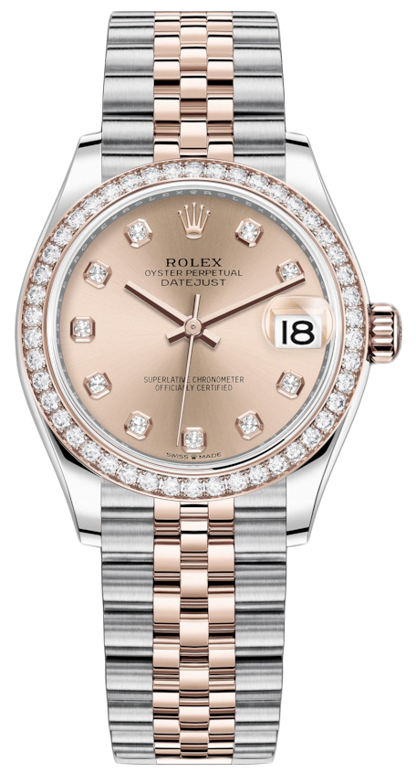 pink and gold rolex