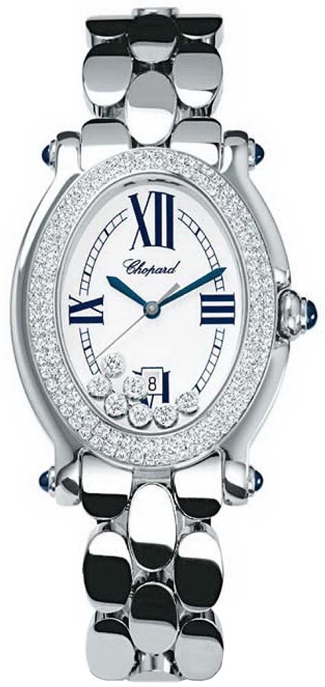 chopard ladies watch with floating diamonds