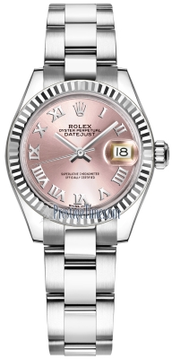 Rolex Lady Datejust 28mm Stainless Steel 279174 Pink Roman Oyster