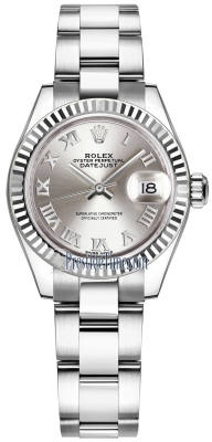 Rolex Lady Datejust 28mm Stainless Steel 279174 Silver Roman Oyster