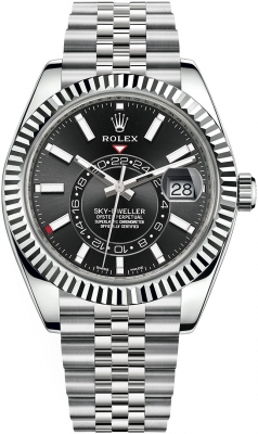 Rolex Sky Dweller 42mm 326934 Black Index Jubilee