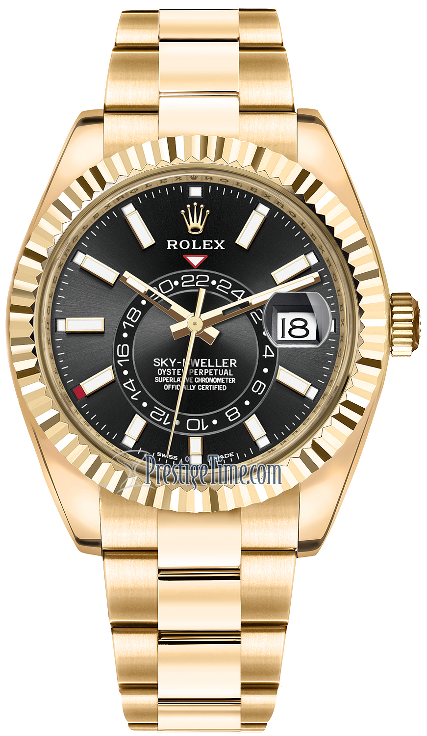 326938 Black Index Rolex Sky Dweller 