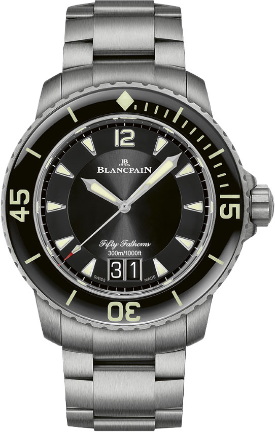 5050-12b30-98b Blancpain Fifty Fathoms Grande Date 45mm Mens Watch