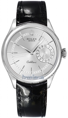Rolex Cellini Date 39mm 50519 Silver