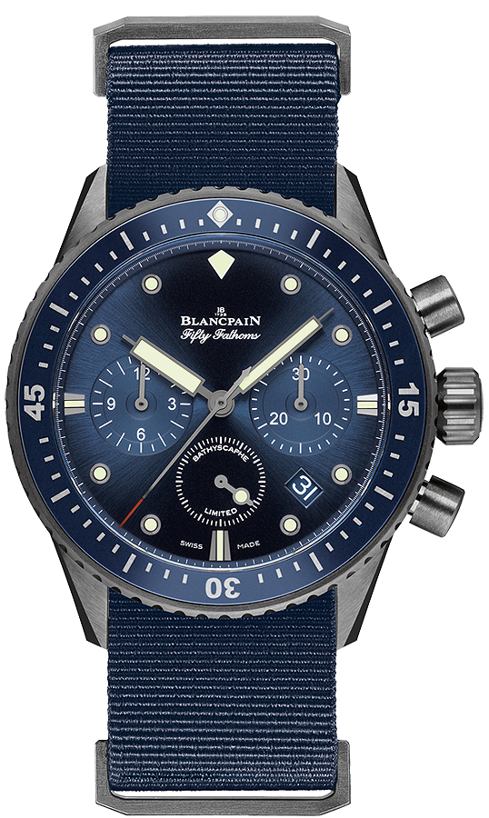 5200-0240-na0a Blancpain Fifty Fathoms Bathyscaphe Flyback