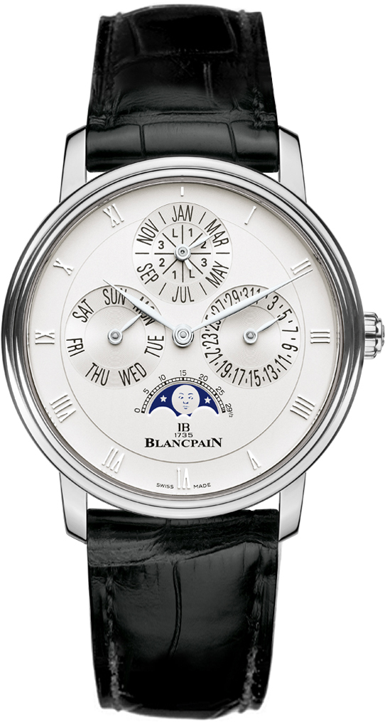 6057154255b Blancpain Villeret Perpetual Calendar 38mm Mens Watch