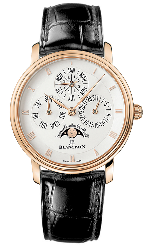 6057364255 Blancpain Villeret Perpetual Calendar 38mm Mens Watch