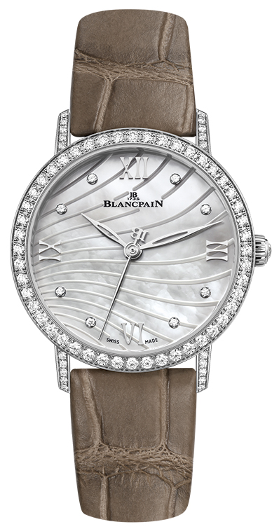 Van God vastleggen Verwisselbaar 6104-4654-55a Blancpain Villeret Ultra Slim Automatic 29.2mm Ladies Watch
