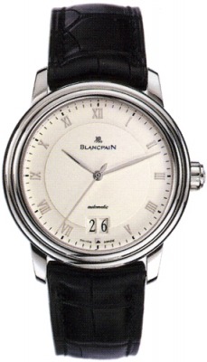 Blancpain Ultra Slim Automatic & Large Date - 38mm 6850-1542-55b