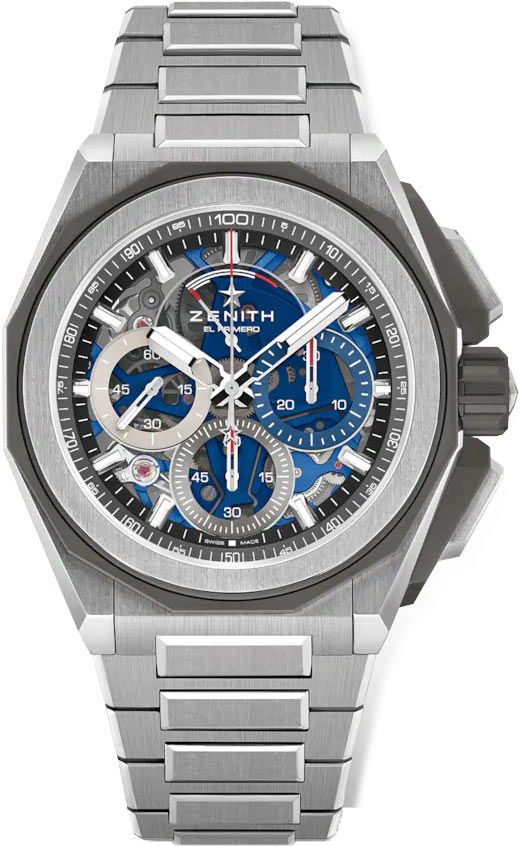 シルバーシラーオーロラクォーツ❣️16cm Zenith Defy Extreme Chronograph Watch