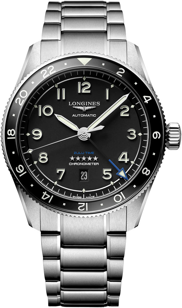 Longines Spirit Zulu Time 42mm Watch