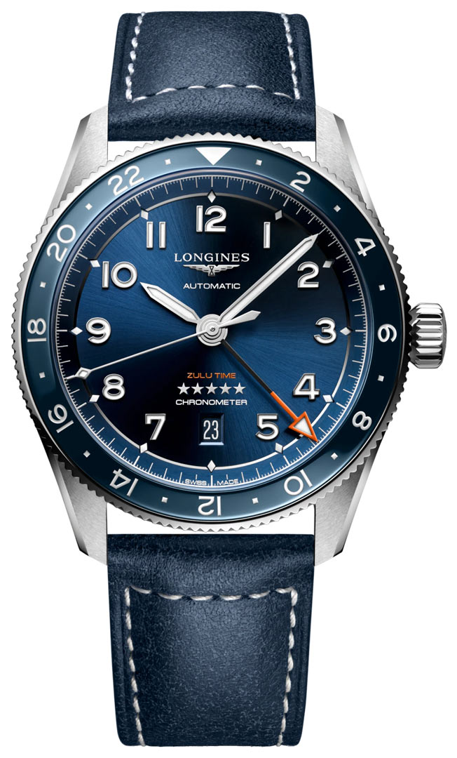 Longines Spirit Zulu Time 42mm Watch
