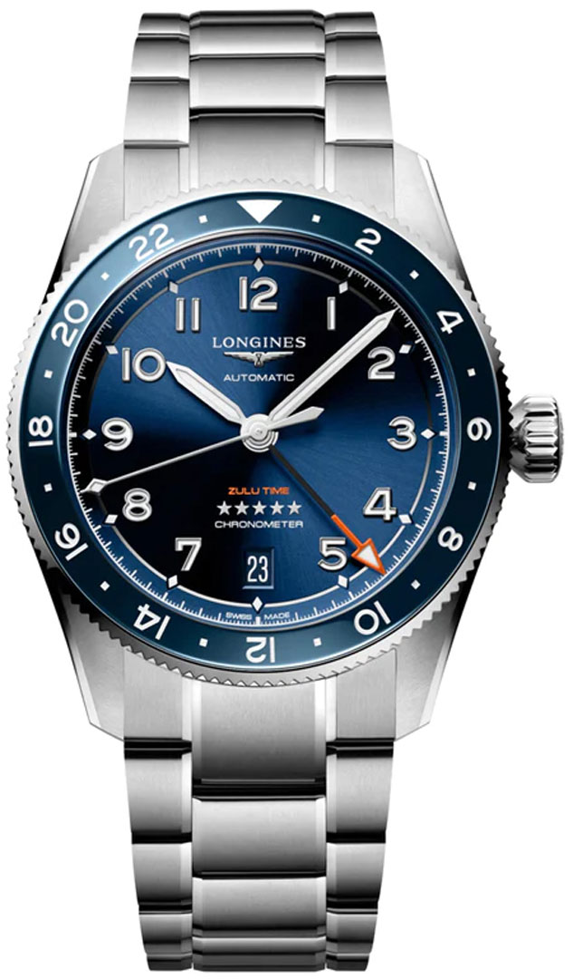 Longines Spirit Zulu Time 39mm Watch