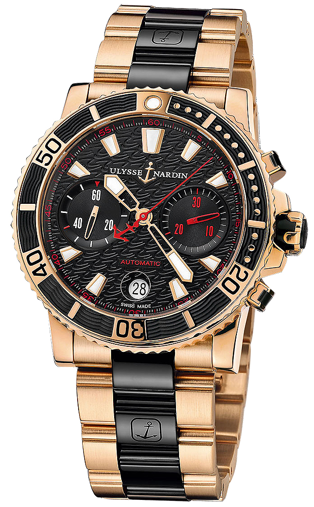 8006-102-8c/926 Ulysse Nardin Maxi Marine Diver Chronograph Mens Watch 