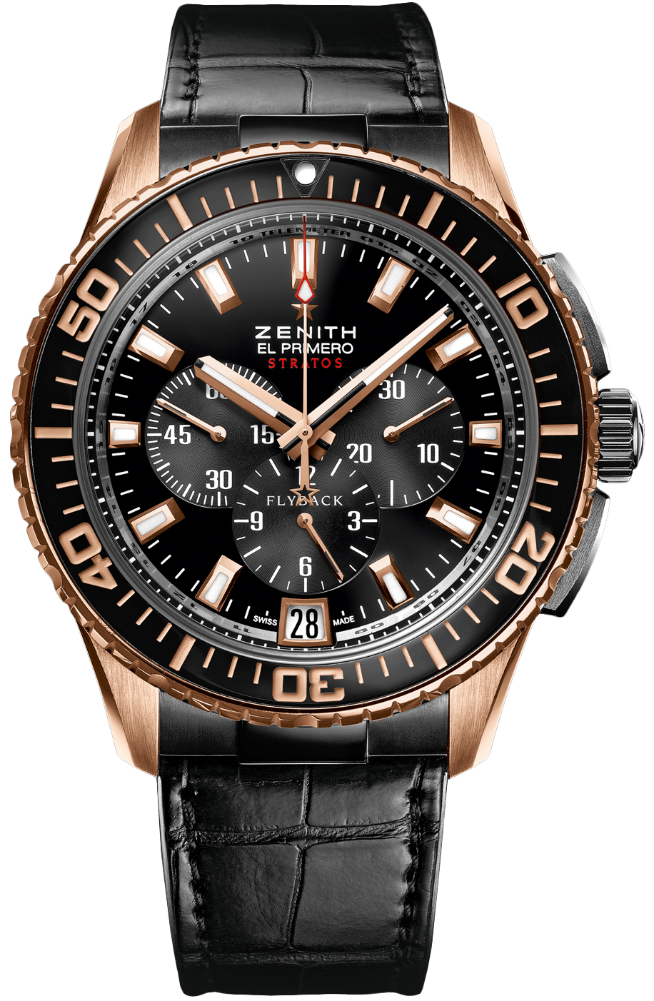 86.2060.405/23.c714 Zenith El Primero Stratos Flyback Mens Watch