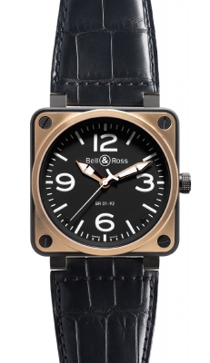 Bell & Ross BR01-92 Automatic 46mm BR01-92 Pink Gold Carbon
