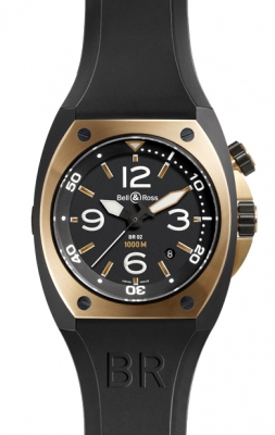 BR02-92 Pink Gold and Carbon