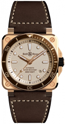 Bell & Ross BR03-92 Diver 42mm BR0392-D-WH-BR/SCA