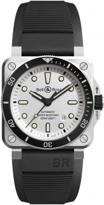 Bell & Ross BR03-92 Diver 42mm BR0392-D-WH-ST/SRB