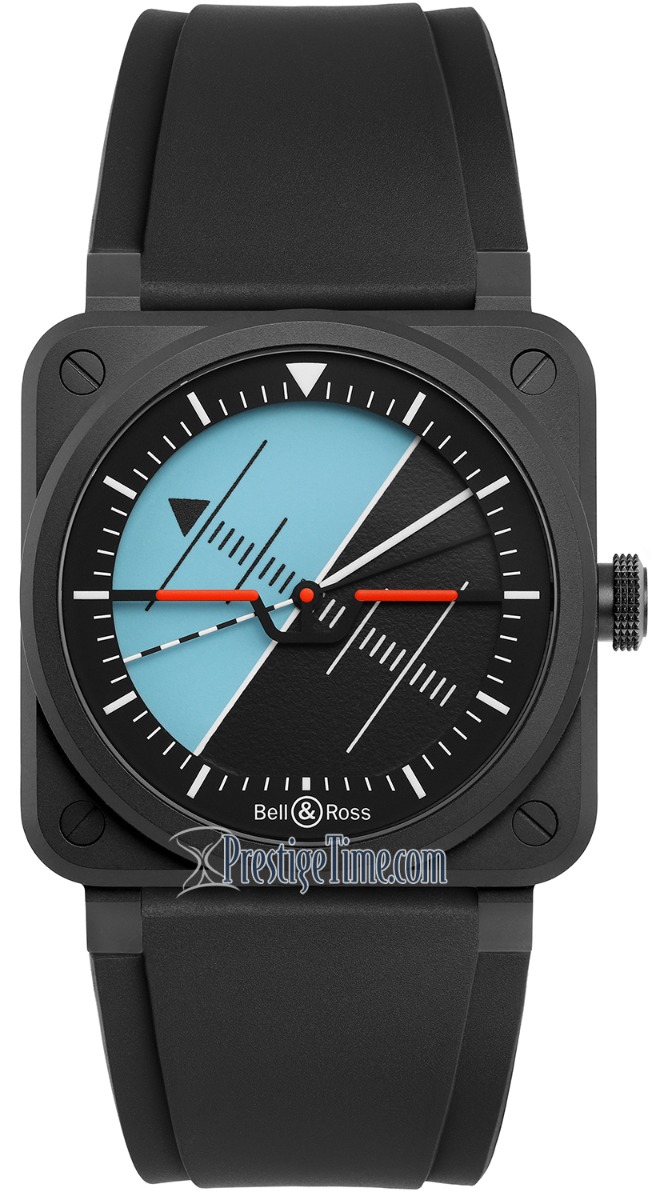 ベル＆ロス 41 mm, BR 03A-PH-CE/SRB Bell And Ross BR 03 Phantom Automatic Black Dial Men's Watch