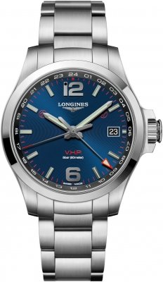 Longines Conquest V.H.P. GMT 41mm L3.718.4.96.6