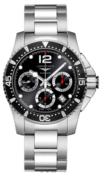 L3.744.4.56.6 Longines HydroConquest Automatic Chronograph 41mm Mens Watch